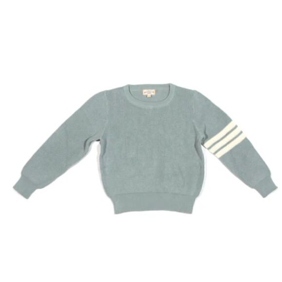 Egg New York, Slate Grey Ribbed Aston Sweater Slate / 18 mo, Like New - Picture 1 of 3